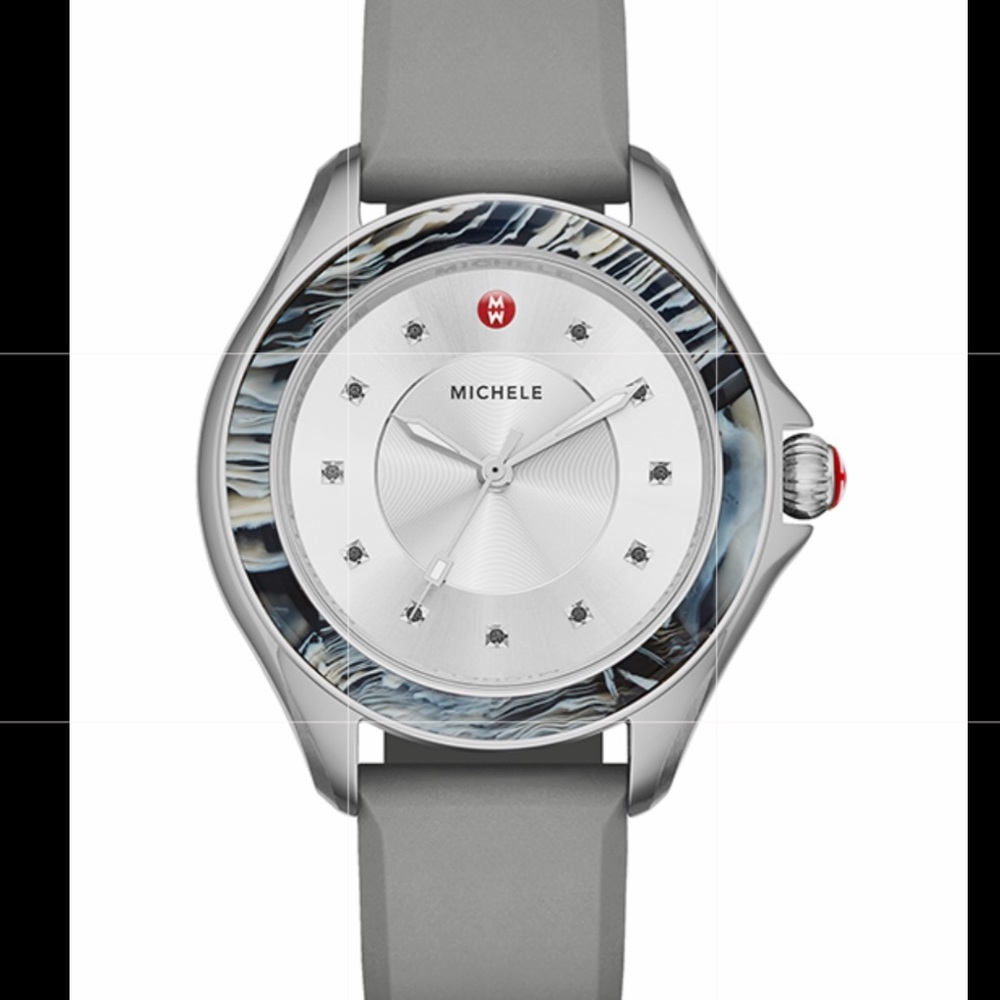 Michele Cape Grey Mist Watch